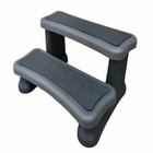 BNIB InSpire Hot Tub Grip Steps - Grey - Non Slip Tread -RRP £199-Swimming Pool