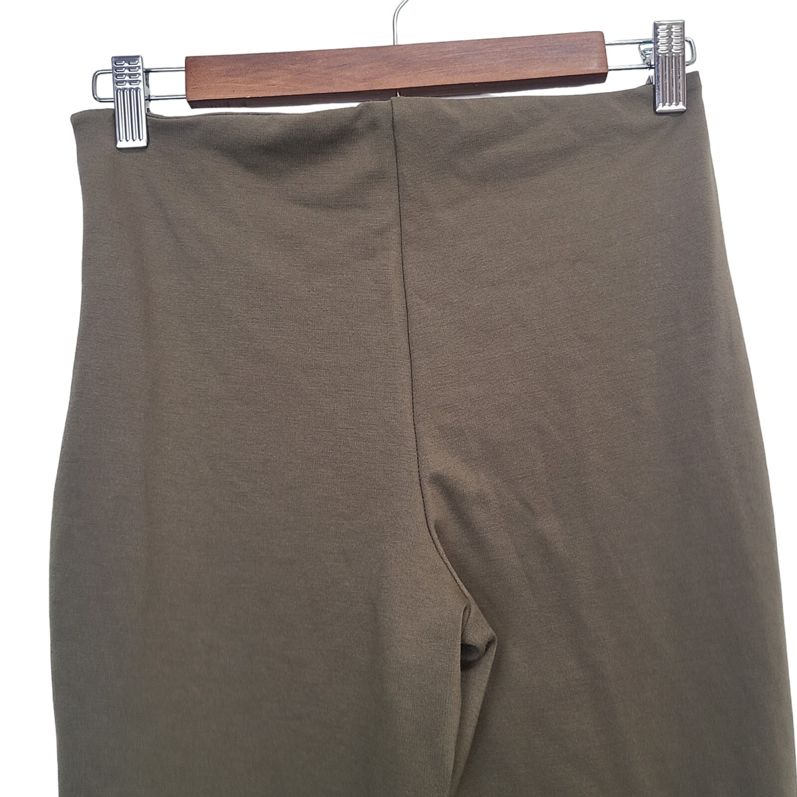 Fabletics Olive Green High Waisted Split Hem Ankl… - image 5