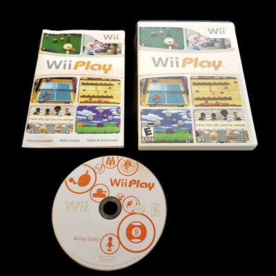 Wii Play Game (Nintendo Wii) Multi Sports Complete Excel Condition Free Shipping