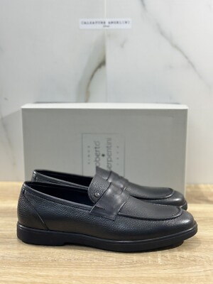 Roberto Serpentini Herrenschuh Halbschuh Leder schwarz Luxus Handmade 40