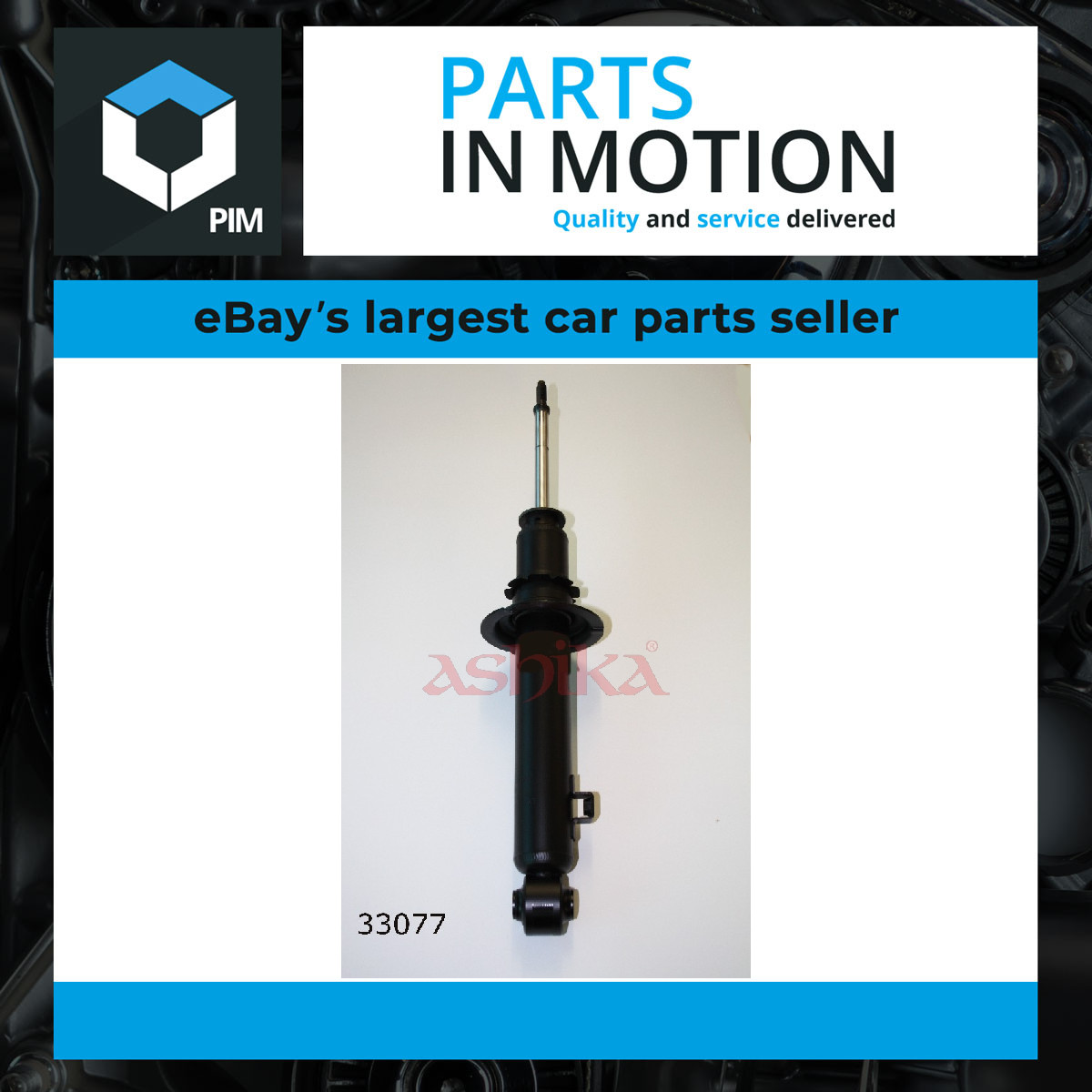 2x Shock Absorbers (Pair) Front MA-33077 Ashika Damper N01834700A NA0134700 New - Image 9