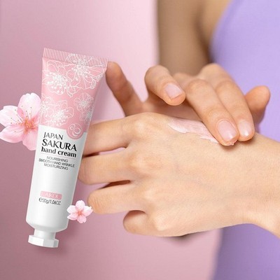 #^LAIKOU-Sakura Handcreme frischer Duft, langanhaltend tief feuchtigkeitsspendend S