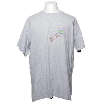 Polar Light, T-shirt, Größe: XL, Grau, Baumwolle, Einfarbig, Feinstrick #T89