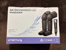 Air Compression Leg Massager with Heat Full Coverage for Foot, Calf, Knee, Thigh