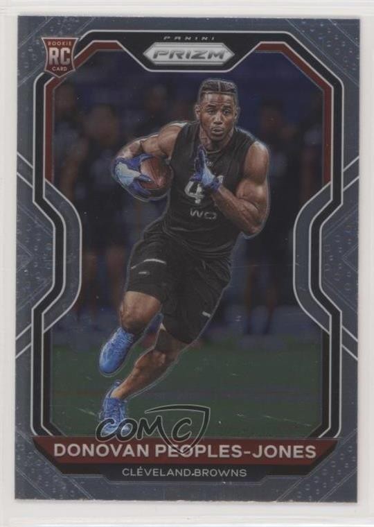 2020 Panini Prizm Rookie Donovan Peoples-Jones #319 Rookie RC 05lu