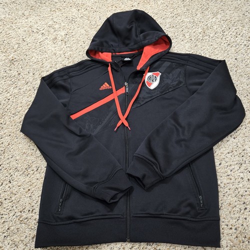 River Plate Adidas Hoodie Jacke Small Schwarz