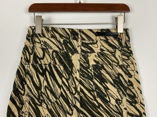 ANNETE GORTZ beige Designer Streifen Avantgarde Taschen Logo Hose Jeans Gr. 34 - Bild 9 von 19