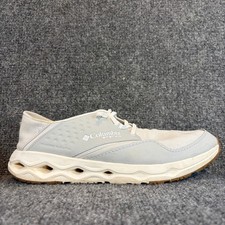 Columbia Mens 12 PFG Bahama X Relaxed Gray Boat Shoe Pull On Casual Water Resist