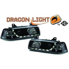 Design Scheinwerfer Set klarglas/schwarz Led COUPE/CABRIO für BMW E 36 90-99 Co