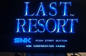 SNK NEO GEO CD NGCD LAST RESORT Japanese version boxed Tested