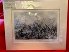 Vintage Civil Era Engraving Of The Siege Of  Vicksburg