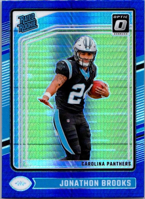 2024 Donruss Optic #258 Jonathon Brooks Blue Scope