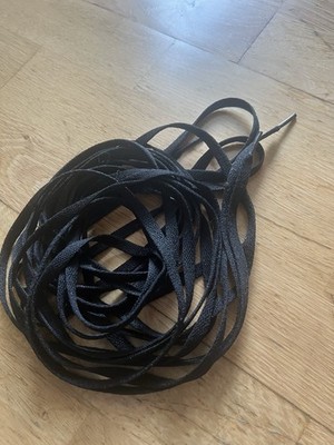 Neu Schnürsenkel Flach Schwarz 3,50 lang (ursprünglich von Dr. Martens Boots)
