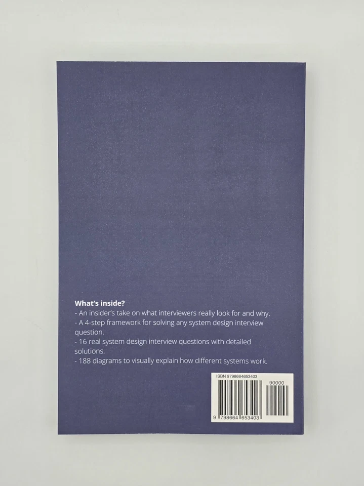 System Design Interview | An Insider's Guide By Alex Xu | Vol. 1, C. 2020 - Image 2 of 3