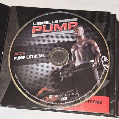 Les Mills Pump Beachbody DVD Set Disc Set Body Pump high intensity