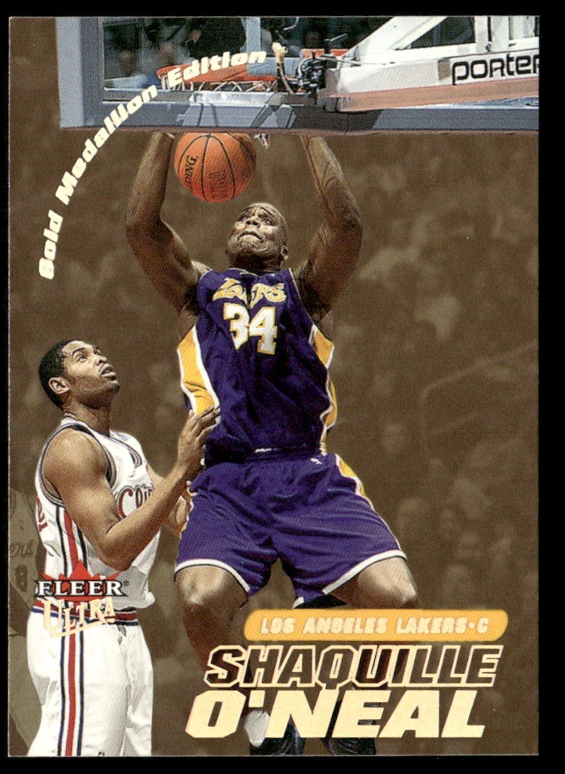 2000-01 Ultra Gold Medallion #3G Shaquille O'Neal