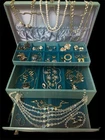 Vintage To Now Estate Costume Jewelry Lot Retro MCM To Modern Rhinestone AB Etc