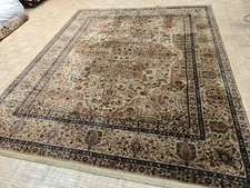 8x10 KARASTAN SAMOVAR TEAWASH MEDALLION 909 100% WOOL RUG - VERY GOOD CONDITION