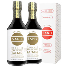 - Organic Gluten Free Tamari Soy Sauce with 25 Less Sodium - Specially Brewed -