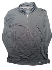 Patagonia Capilene Thermal Weight Zip Neck Womens Pullover Black Polartec Large