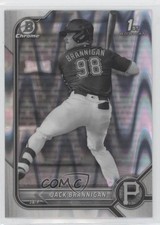 2022 Bowman Draft Chrome Black & White RayWave Refractor Jack Brannigan 1xd