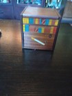 Vintage Wooden Mechanical Cigarette Dispenser, Musical, Bookcase Works