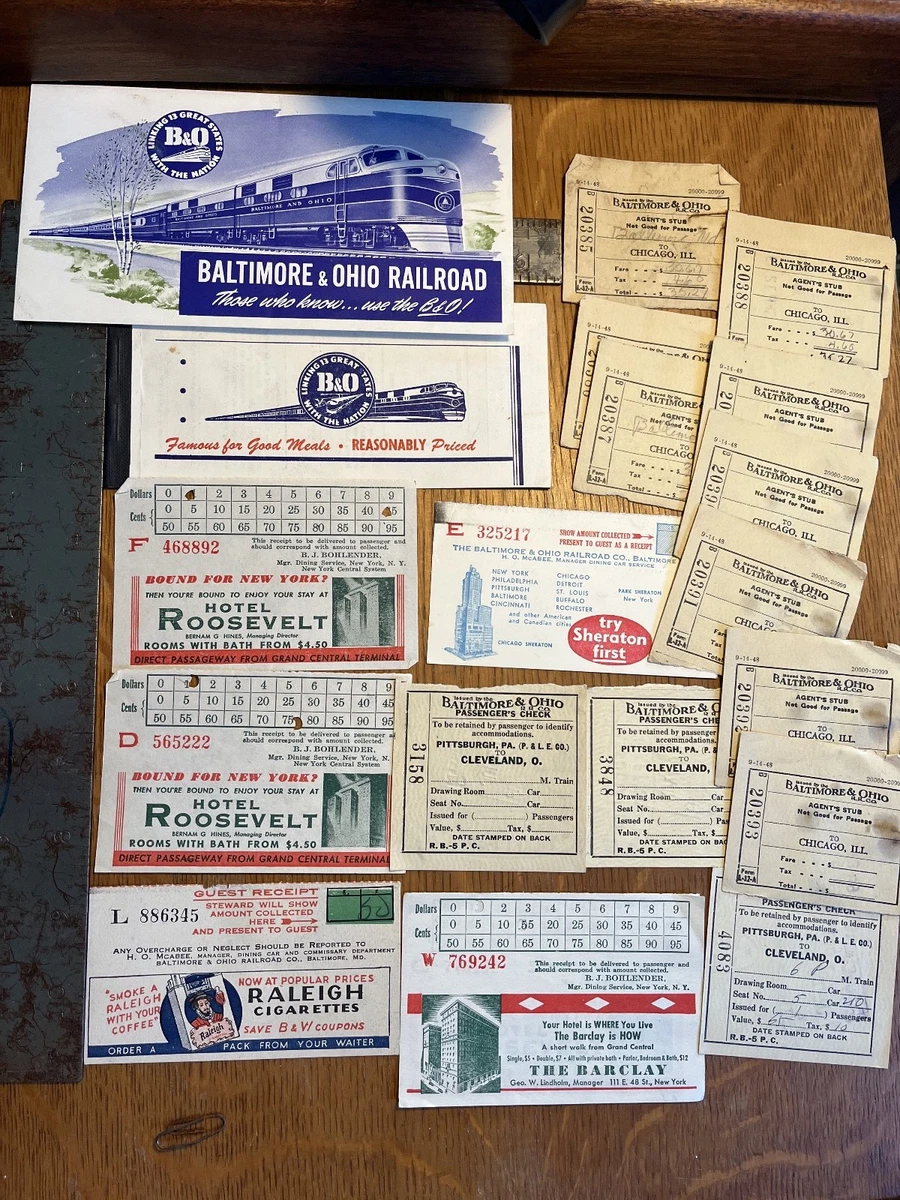 海外　鉄道チケット　ブルー、パープルカラー　20枚程　ヴィンテージ 1940 Year Collectible Railroad Passes & Tickets for sale | eBay