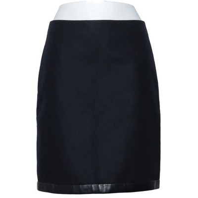 Tom Ford, Rock, Größe: 40, Schwarz, Leder/Wolle, Einfarbig, Damen #Fji