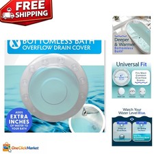 4-Inch Clear Overflow Drain Cover for Bathtubs   Elevate Your Bathing Experience