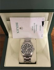2007 Rolex Explorer 36mm 114270 Box & Papers 2