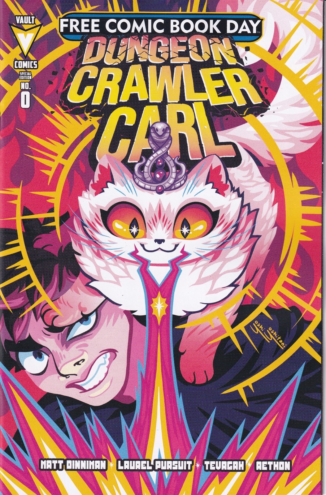 FCBD 2026:  Dungeon Crawler Carl #0 Vault Comics Free Comic Book Day Bag & Board