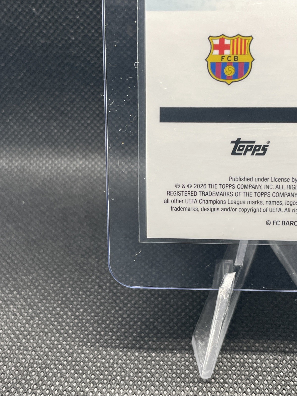 2025/26 Topps Finest UCC BA-LM Lionel Messi Auto Red Wave Refractor #/5 view 9