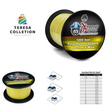 1000 Feet of 20 Gauge Insulated Dog Fence Wire for Enhanced Containment