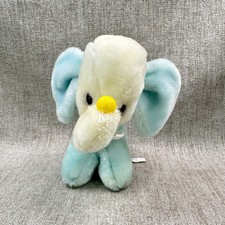 VTG 1960s Eden Toy Elephant Plush Wind Up Musical "You Are My Sunshine" WORKS