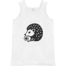 'Hedgehog Sniffing A Flower' Adult Vest / Tank Top AV056758 