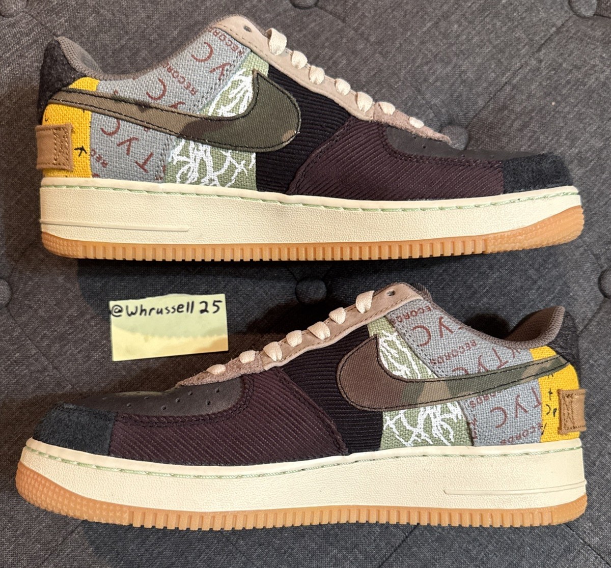 Size 9.5 - Travis Scott x Nike Air Force 1 Low Cactus Jack 100