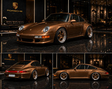 18x8 18x9.5inch Genie 879-cup Cast Wheels Set-fits Porsche 911 964 993 Bronze Gg 18x8 18x9.5inch Genie 879-cup Cast Wheels Set-fits Porsche 911 964 993 Bronze Gg