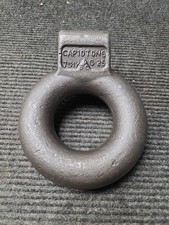 10 Ton Plain Forged Steel Channel Style Lunette 3 I.d. Tow Eye B16140 By Buyers