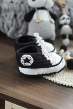 Crochet Baby Shoes Crochet Trainers Sneakers Newborn Booties Unique Baby Gift