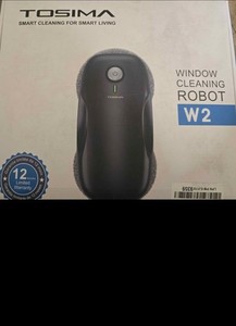 Tosima W2 Window Cleaning Robot, Microfiber Cloth, Edge Detection, 3800PA Sucti…