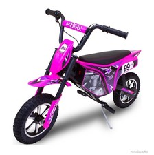 24V Electric Dirt Bike Ride On Toy Motorcycle for Kids Teens Pink Off Road 14
