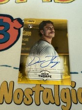 2025 Stadium Club #SCBA-DT Drew Thorpe Base Autographs Yellow Foil