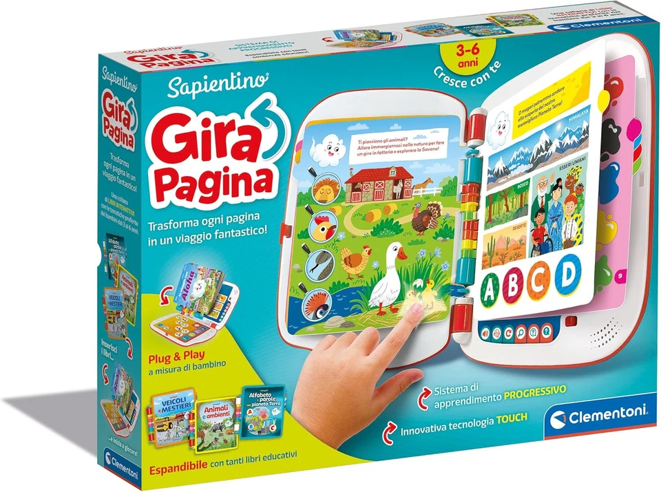 - 16430 - Sapientino - Girapagina - Libro Elettronico Bambini, Gioco Educativo 3
