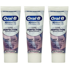 Oral-B 3D White Luxe Perfection Whitening Toothpaste 75ml - 3 Pack 44.40 per litre