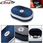 12"x2" Oval Full Finned Air Cleaner Washable Filter For 5-1/8” Carburetors Demon
