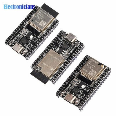 ESP32 DevKitC WiFi+BT Board with ESP32-32U Module & USB-C for IoT Projects