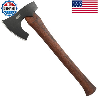 Crkt Freyr Axe Outdoor Axe Deep Beard Design Forged Carbon Steel Blade And