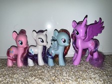 Hasbro My Little Pony Crystal Empire Lot of 4 Main 6 Brushable G4 MLP 2012