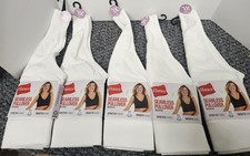 FIVE x HANES Seamless Pullover Wirefree Bra ComfortFlex Fit White XL Smooth Band