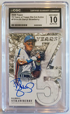 Topps 2026 Die-Cut Autos Darryl Strawberry 75YA-DS /75 CGC 10/10